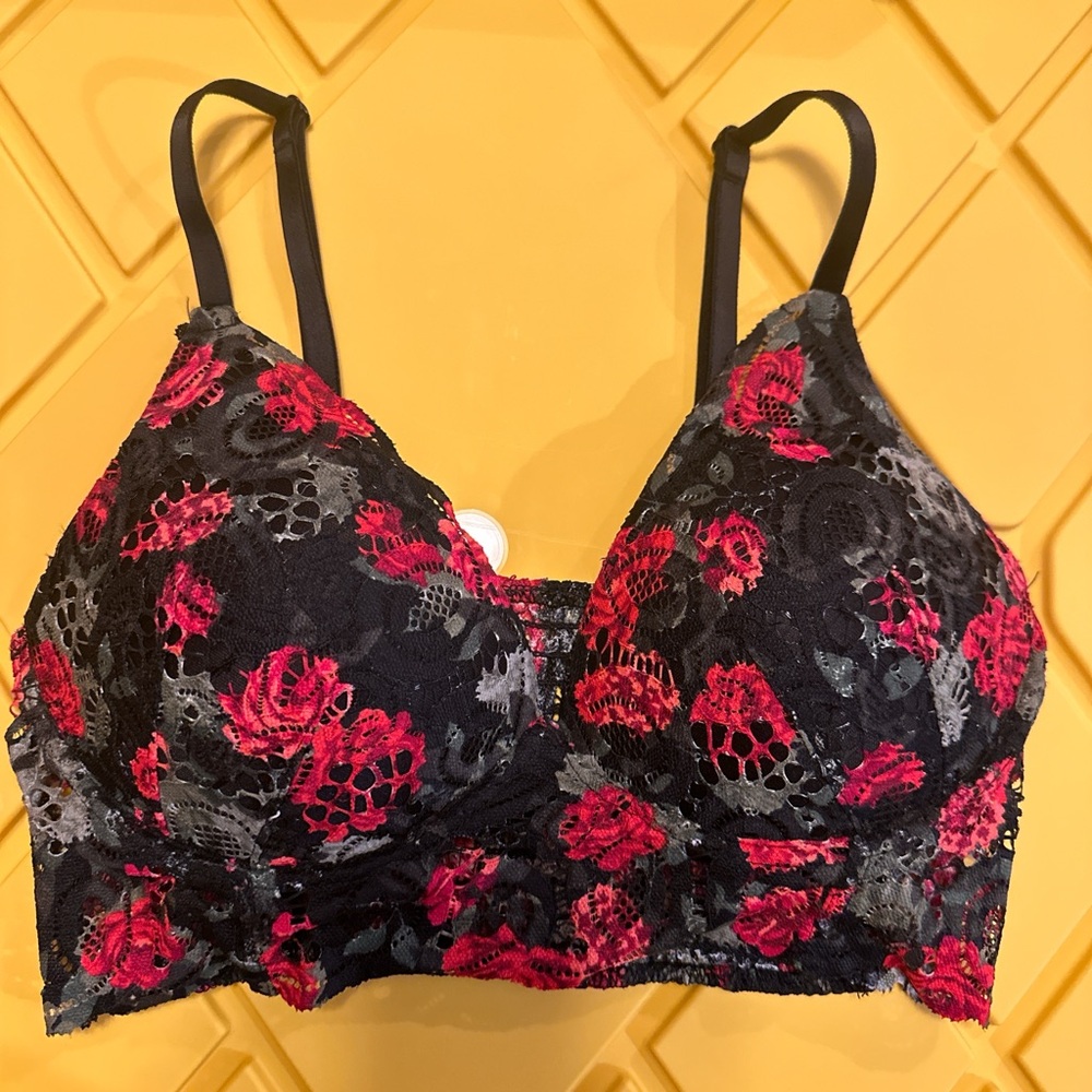 PINK rose bralette